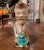 Whimsical and historically engaging, this antique barbotine pitcher portrays French politician and journalist Camille...
