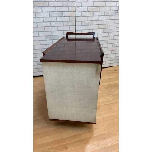 Mid Century Modern Paul Frankl Expanding Serving Cart For Sale - Image 11 of 12