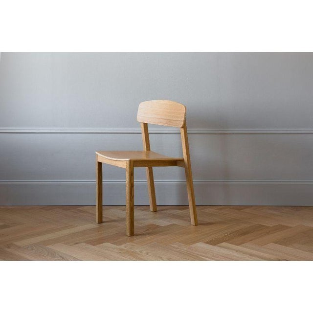Set of 4, Halikko dining chairs by Made By Choice Dimensions: 51 x 47 x 79 cm Materials: solid oak Standard finishes:...