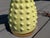 1950s Vintage Mid Century Atomic Ceramic Lamp Base Light Lime Green and Gold With Marble Finial 1950s For Sale - Image 5 of 18