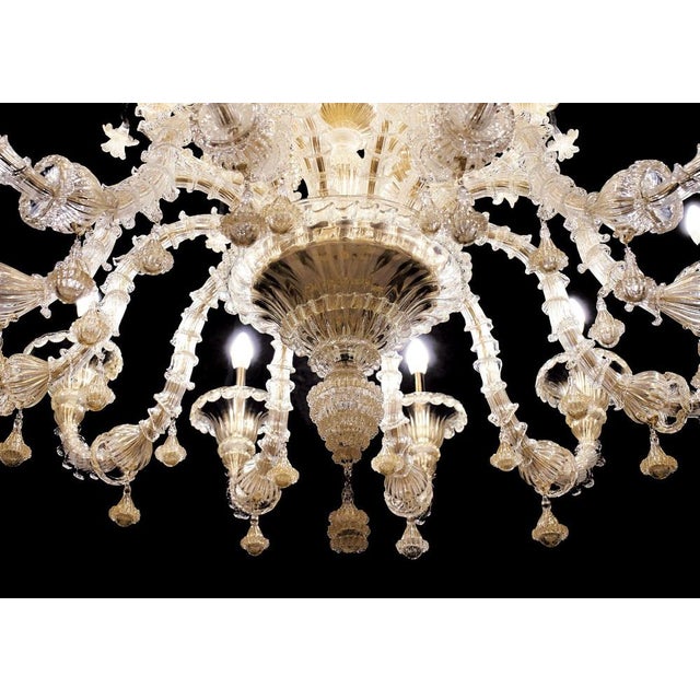 Not Yet Made - Made To Order 12 Lights Chandelier in Gold Plate and Murano Glass by Aggiolight For Sale - Image 5 of 6