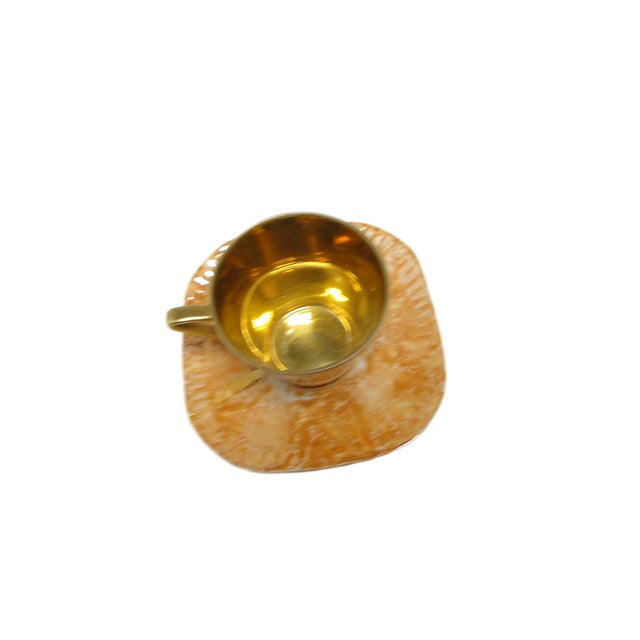 Art Deco Coffee Cup & Saucer from Ćmielów, Poland, 1960s, Set of 2 For Sale - Image 4 of 9