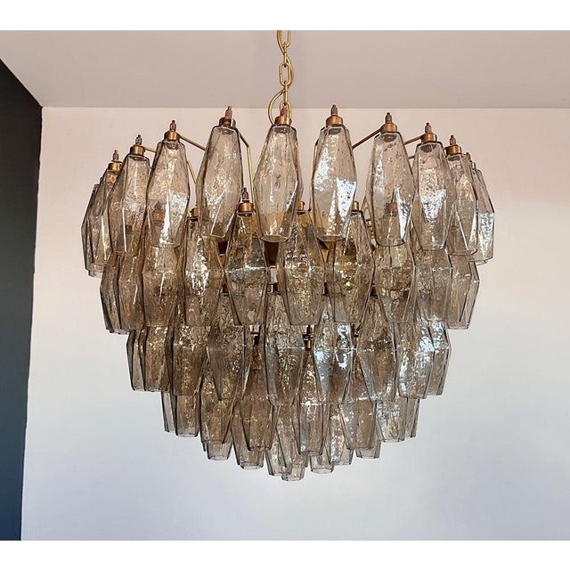 Murano Glass Chandelier, 1990 For Sale - Image 4 of 18