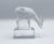René Lalique Daim Sculpture in Frosted Glass by René Lalique for Lalique, 1970s For Sale - Image 4 of 13