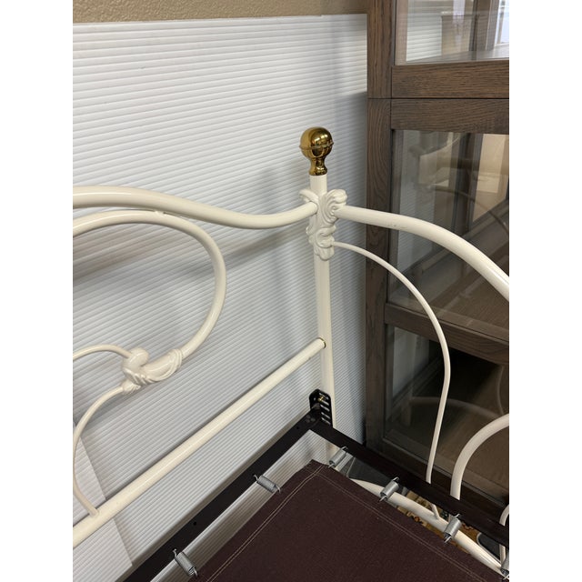 Twin Size Metal Daybed, Vintage For Sale - Image 10 of 12