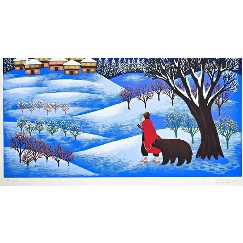 Screen print on paper. Hand signed, dated and numbered in pencil. Edition of 150. Excellent condition. This piece is...