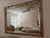 Metal 1960s Mid Century Modern Gold Tone Wall Mirro For Sale - Image 7 of 9