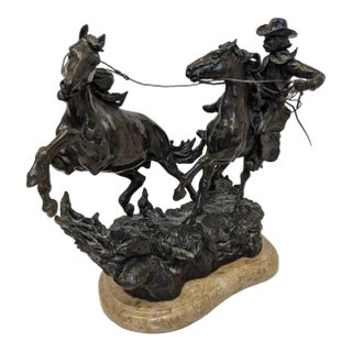 Late 20th Century Capture The Mustang, Elie Hazak For Sale