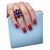 Bochic Capri Vintage Amethyst & Rose Garnet Ring in 18K Gold & Silver For Sale - Image 9 of 11