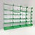 Italian Modern Green Metal Bookcase, 1970s, Set of 4 For Sale - Image 3 of 18