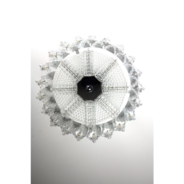 Metal Chandelier from Stölzle, 1960s For Sale - Image 7 of 14