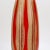 Glass Mid-Century Modern Murano Italian Glass Red & Purple Striped Vase For Sale - Image 7 of 13