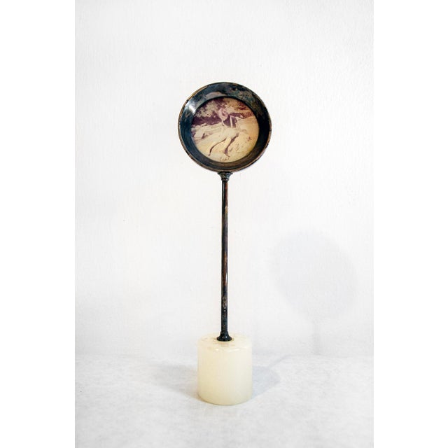 Metal Gallia Collection Silver-Plated Photo Frame from Christofle, France, 1950 For Sale - Image 7 of 7