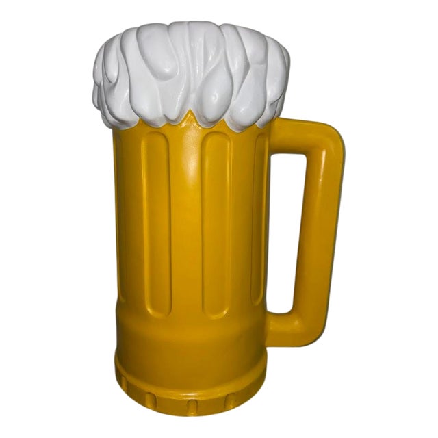 Vintage Fiberglass Beer Mug, 1970 For Sale