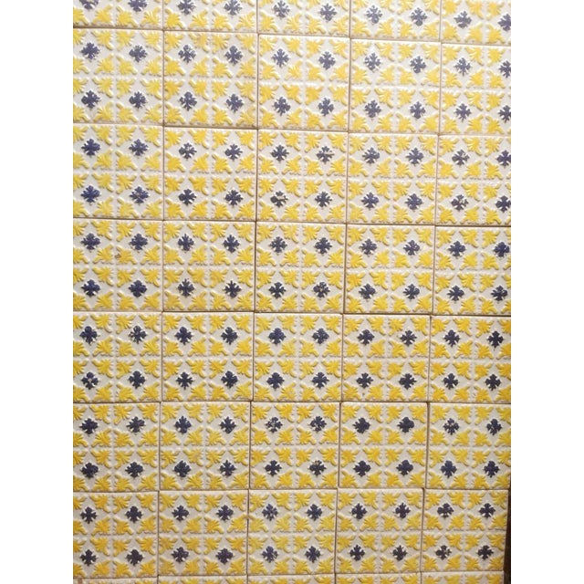 Sculpture Materials Portuguese Handmade Fifty Tile Panel For Sale - Image 7 of 18