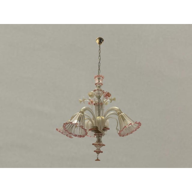 Venetian Murano Glass Chandeliers, 1960s, Set of 2 For Sale - Image 18 of 18
