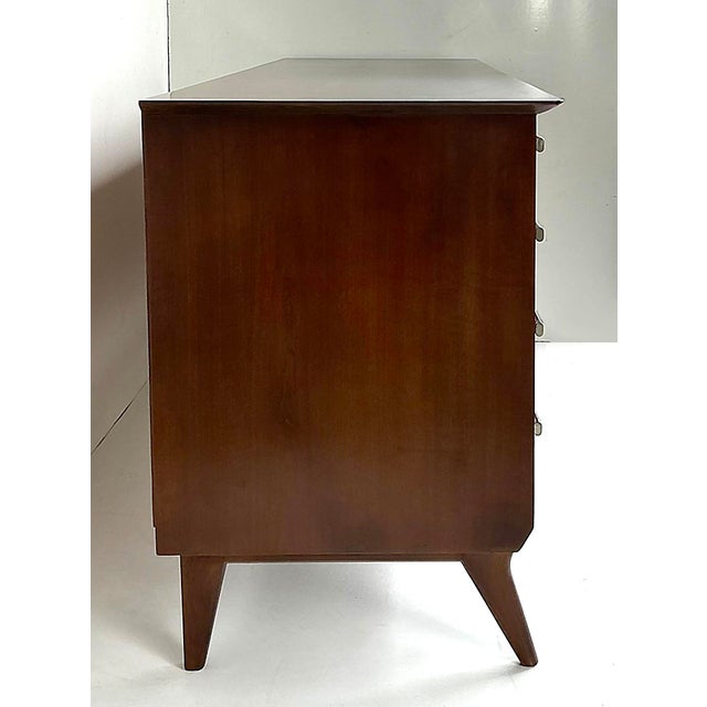 John Stuart 1960s Renzo Rutili Chest of Drawers for John Stuart Furniture, Fully Restored For Sale - Image 4 of 10