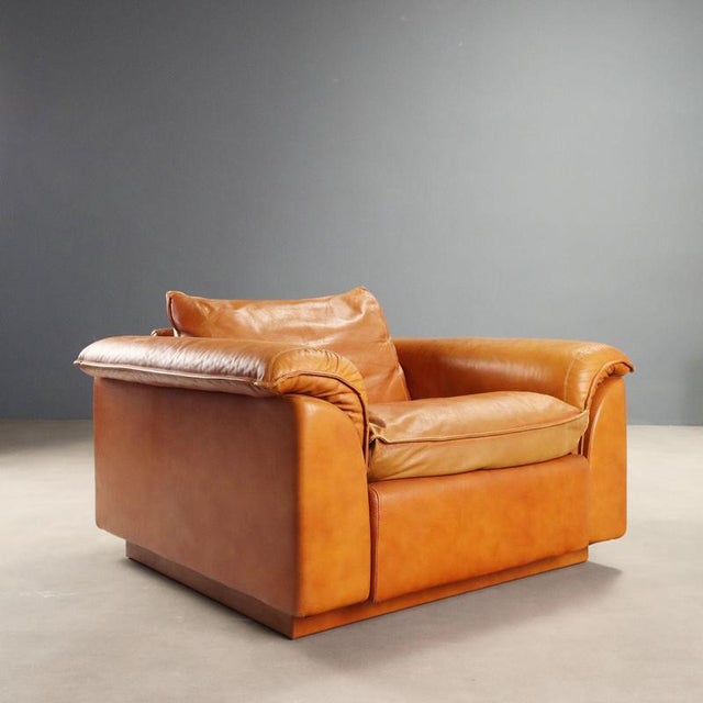 Leather Lounge Chairs, 1970s, Set of 2 For Sale - Image 4 of 14