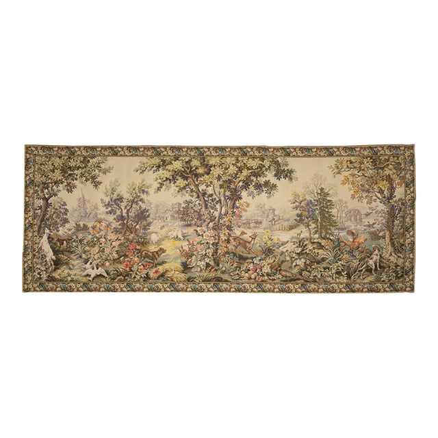 The Four Seasons Loom Woven Tapestry - 158 X 410 Cm (5'2" X 13'6") - Requires Concealed Wooden Batten For Sale