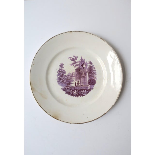 Gothic Early 20th Century Plates Neoclassical Design - Set of 4 For Sale - Image 3 of 13