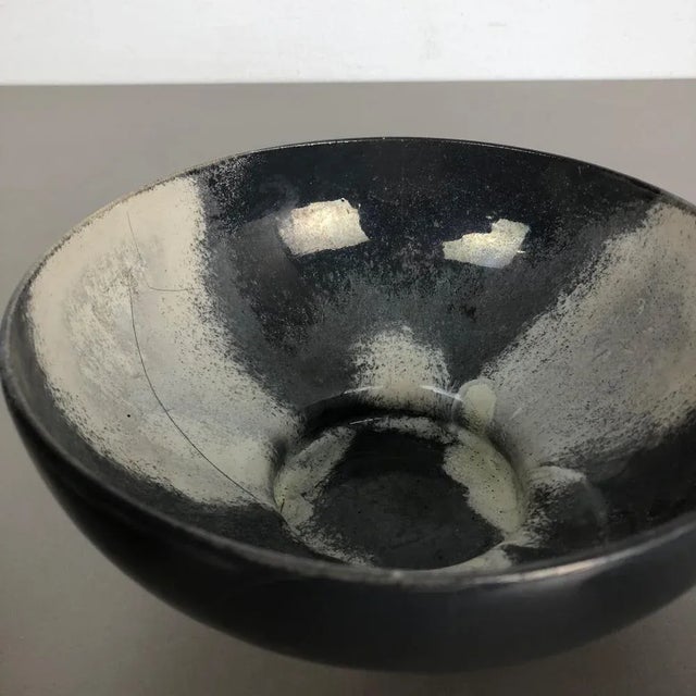 Grey Ceramic Studio Pottery Vases from Otto Keramik, Germany, 1980s, Set of 3 For Sale - Image 10 of 18