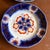 Antique Gaudy Welsh Crescent Pinwheel Flow Blue Plates, a Pair, Circa 1840s For Sale - Image 10 of 12