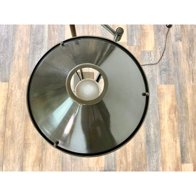 Black Mid 20th Century French Pour La Galerie "Ambra" Floor Lamp For Sale - Image 8 of 8