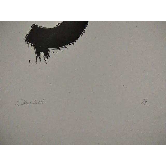 This artwork includes a certificate of authenticity and is hand-signed by the artist. Ink on cardboard. This piece has an...