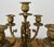 Vintage French Brass Ornate Candleholders, Set of 2 For Sale - Image 5 of 12
