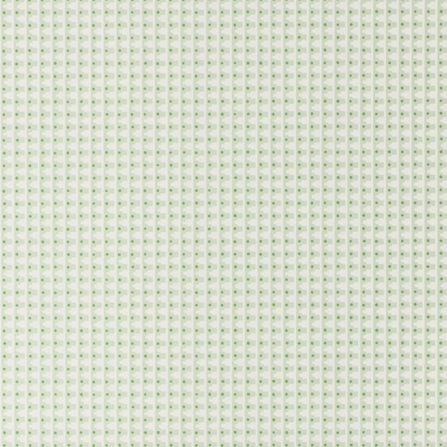 Sample - Schumacher X David Oliver Milo Wallpaper in Chelsea Green For Sale