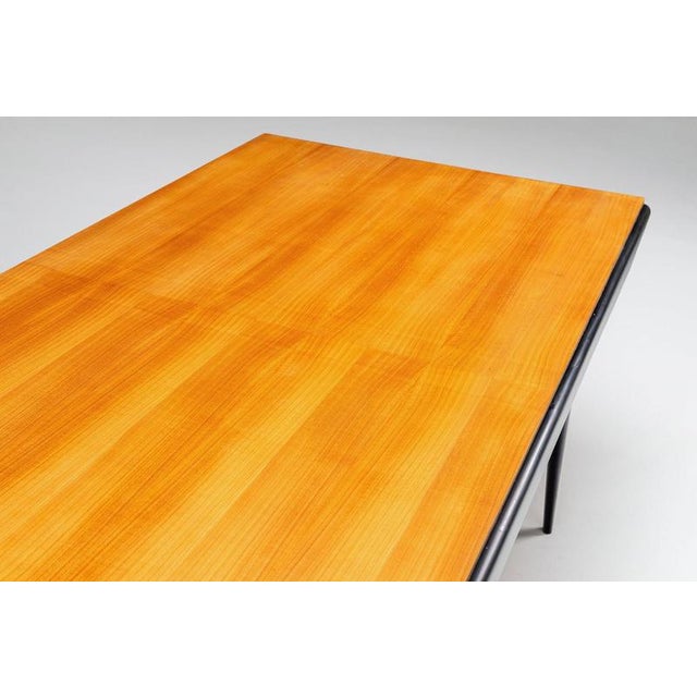 T4 Dining Table in Beech by Alfred Hendrickx for Belform, Belgium, 1958 For Sale - Image 11 of 18