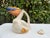 White Vintage Signed Animals & Co. Ceramic Pelican Pitcher With Fish & Removable Lid For Sale - Image 8 of 9