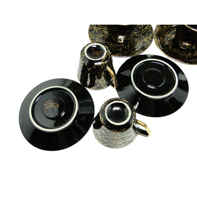 Ceramic Vintage Polish Coffee Set, 1970s, Set of 15 For Sale - Image 7 of 8