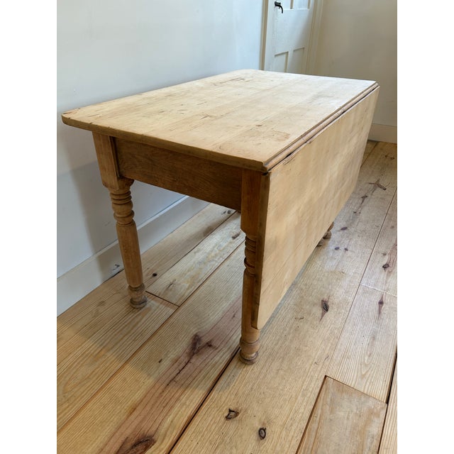 19th Century Rustic Pine Farmhouse Table For Sale - Image 9 of 11