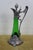 Antique Art Nouveau German WMF Green Glass Pewter Claret Pitcher Jug For Sale - Image 11 of 15