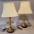 Metal Vintage Asian Brass Altar Candlestick Table Lamps - a Pair For Sale - Image 7 of 7