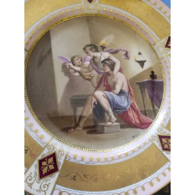 Late 19th Century Royal Vienna Porcelain Plate For Sale In San Antonio - Image 6 of 9