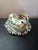 1980s Exquisite Hand Painted Talavera Mexican Folk Art Heart Shaped Trinket Box For Sale - Image 4 of 6