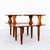 Mid-Century Modern Restored Mid Century Modern Solid Walnut Sculptural Step Tables For Sale - Image 3 of 12