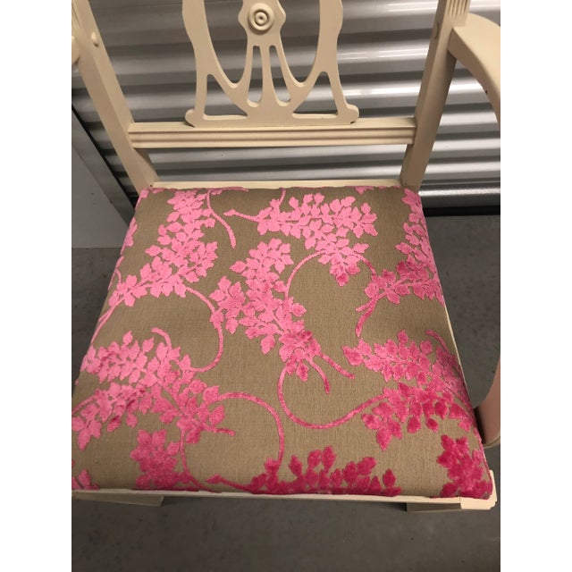 Wood Accent Side Chairs For Sale - Image 7 of 8