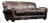 Vintage Leather Sofa in Black by Klaussner For Sale