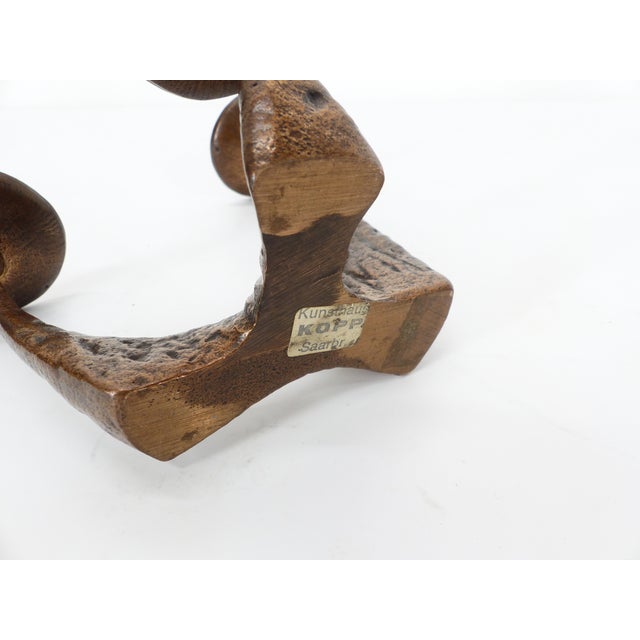 Vintage Brutalist Candleholder, 1960 For Sale - Image 6 of 8