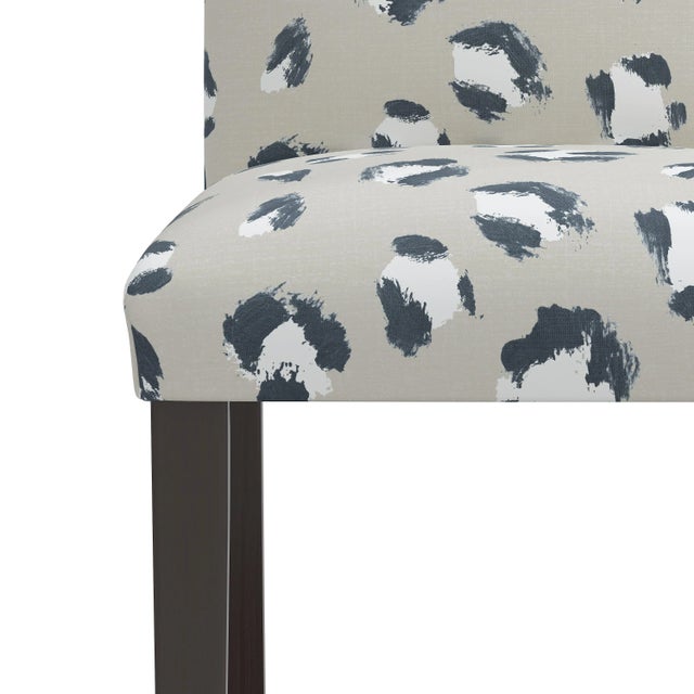 Not Yet Made - Made To Order Chelsea Dining Chair in Ivory Brush Cheetah For Sale - Image 5 of 8