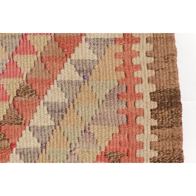 Vintage Minimalist Kilim Rug For Sale - Image 10 of 10