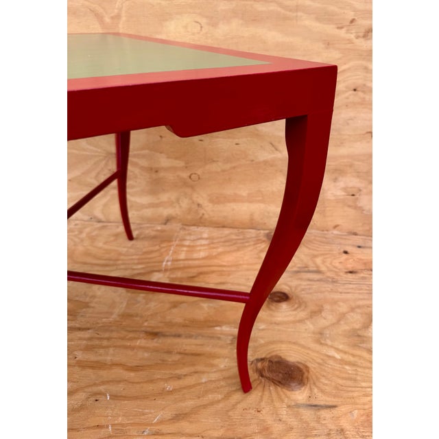 1980s Vintage Attributed to Tommi Parzinger Large Side Occasional Drink Table For Sale - Image 5 of 6