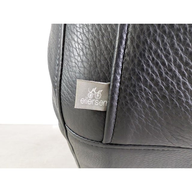 Vintage Chair in Leather by Jens Juul for Niels Eilersen, 1980 For Sale - Image 15 of 16