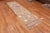 Beautiful Ivory Cream Color Background Art Deco Design Modern Hallway Runner Rug, Country of Origin: Central Asia, Circa...