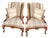 Pair of Vintage Louis XV-Style Bergère Wingback Chairs by Craftmaster. For Sale