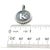 1990s David Yurman Letter K Amulet Sterling Silver Estate For Sale - Image 4 of 4