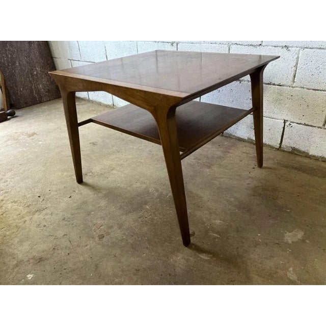 Mid-Century Modern Mid Century Walnut Side or Center Table. By Goldsmith’s Furniture. For Sale - Image 3 of 10